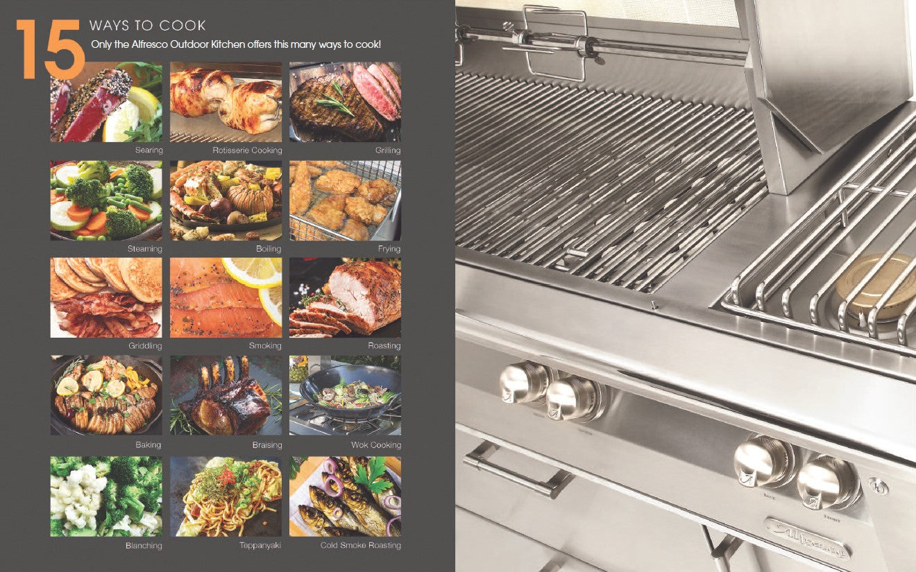 Alfresco ALXE-56R Refrigerated Cart Grill, 56