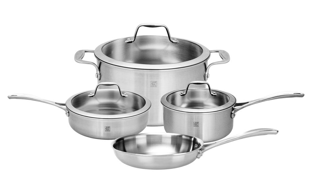 Zwilling J.A. Henckels Spirit 7-Piece Stainless Steel Cookware Set