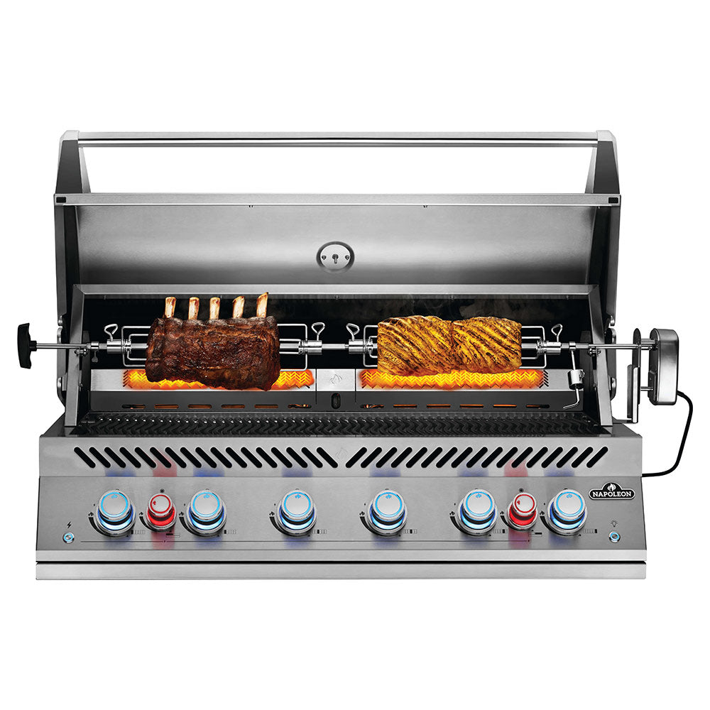 Napoleon BIG44RBSS Stainless Steel Built-In 700 Series 44-Inch Infrared Rear 6-Burner Gas Grill Head