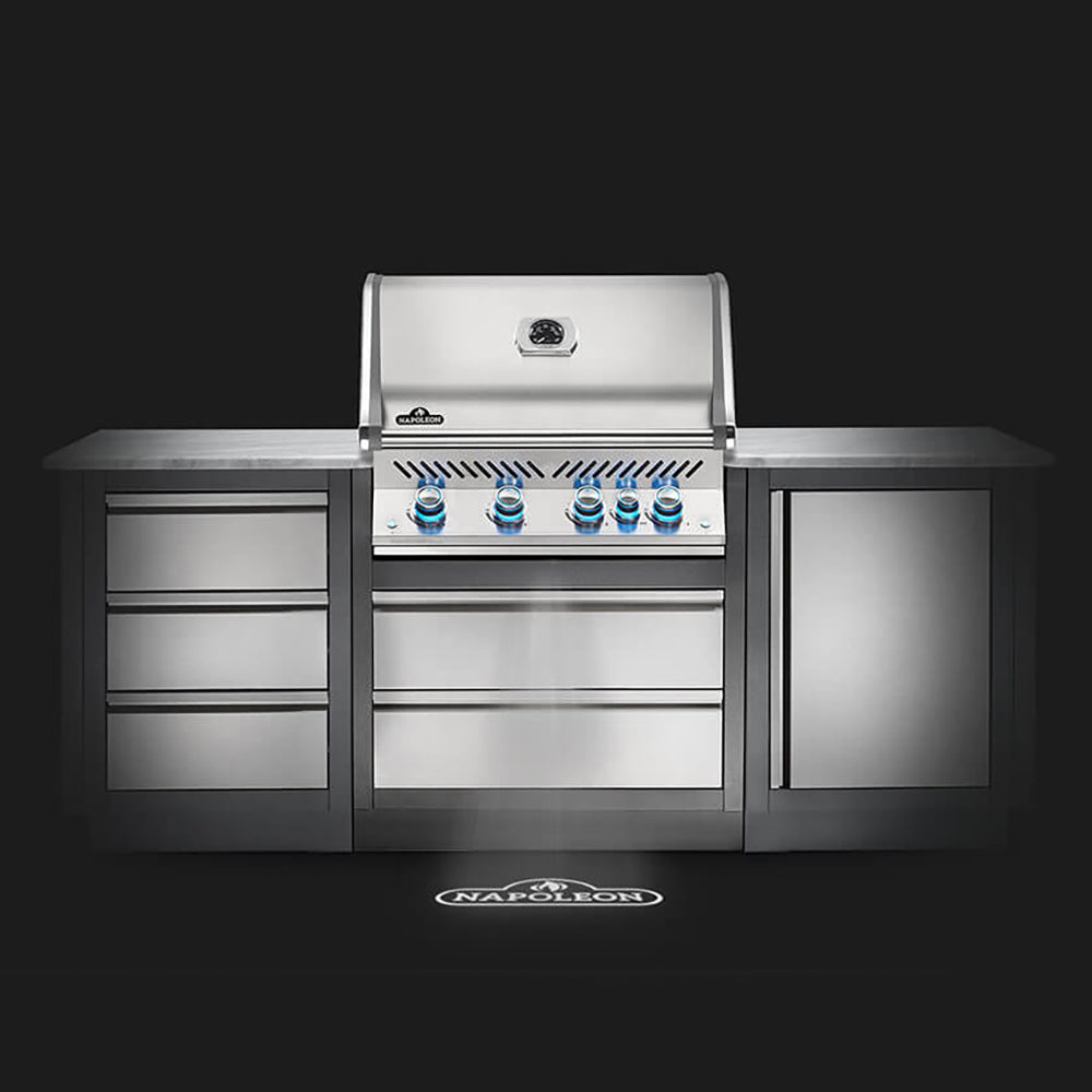 Napoleon BIPRO500RBSS-3 Prestige PRO 500 Built-In Gas Grill with Rotisserie