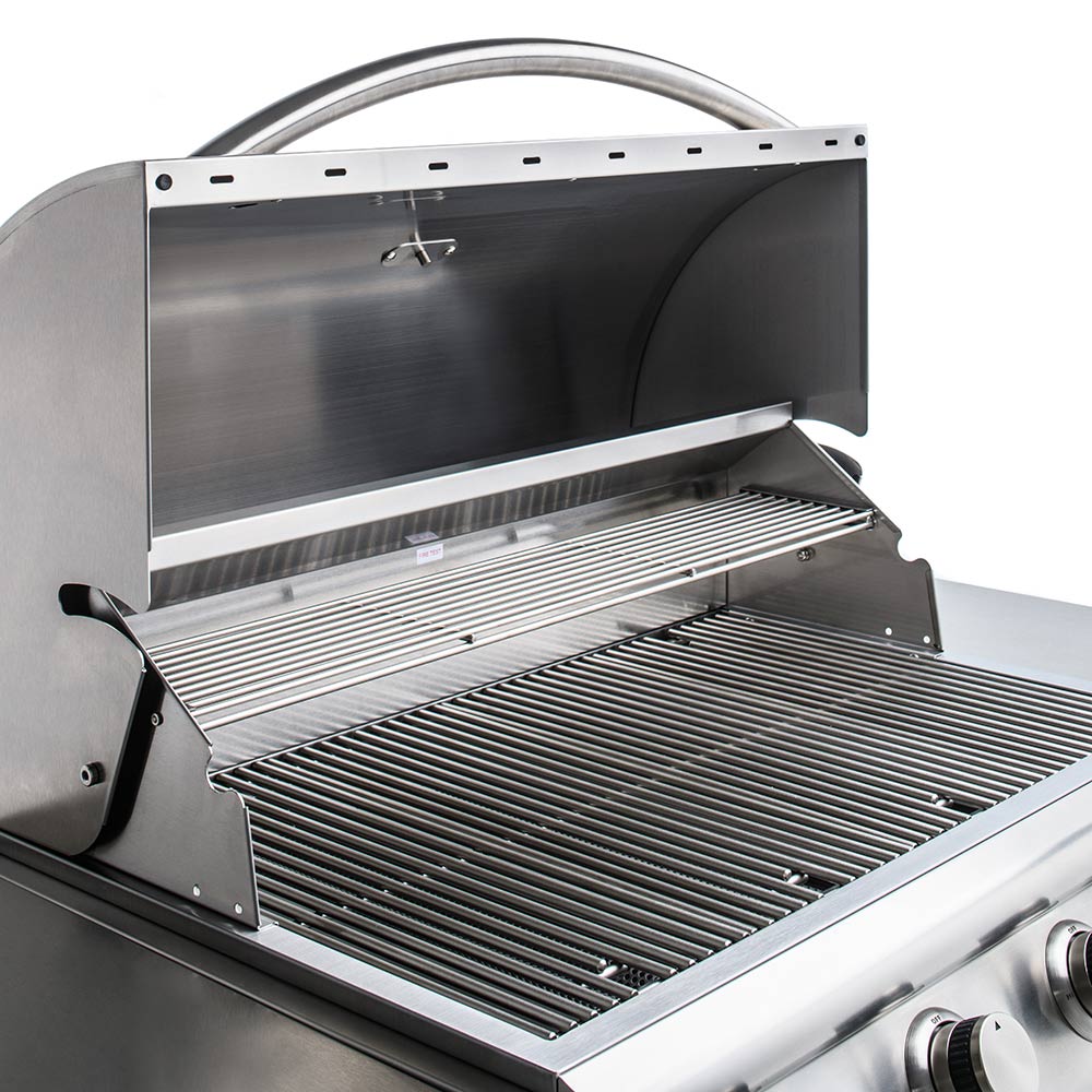 Blaze BLZ-4LBM Prelude Stainless Steel Built-In 4-Burner Gas Grill, 32-inch