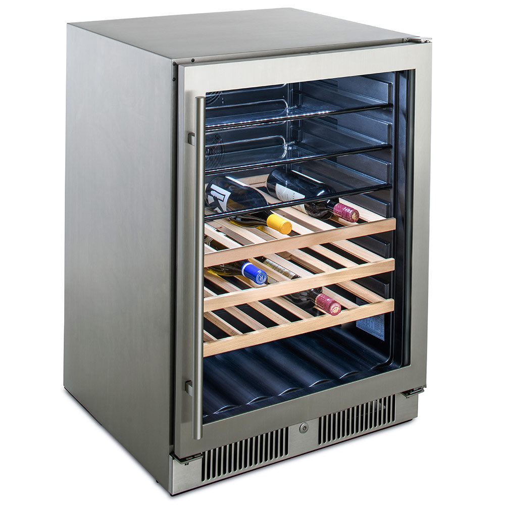 Blaze Outdoor Glass Door Beverage Cooler 5.5, 24-inches