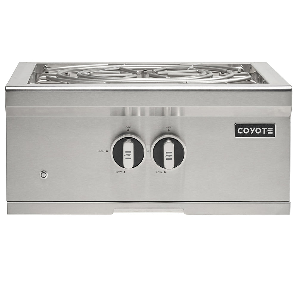 Coyote 24-Inch Stainless Steel Built-In Power Burner