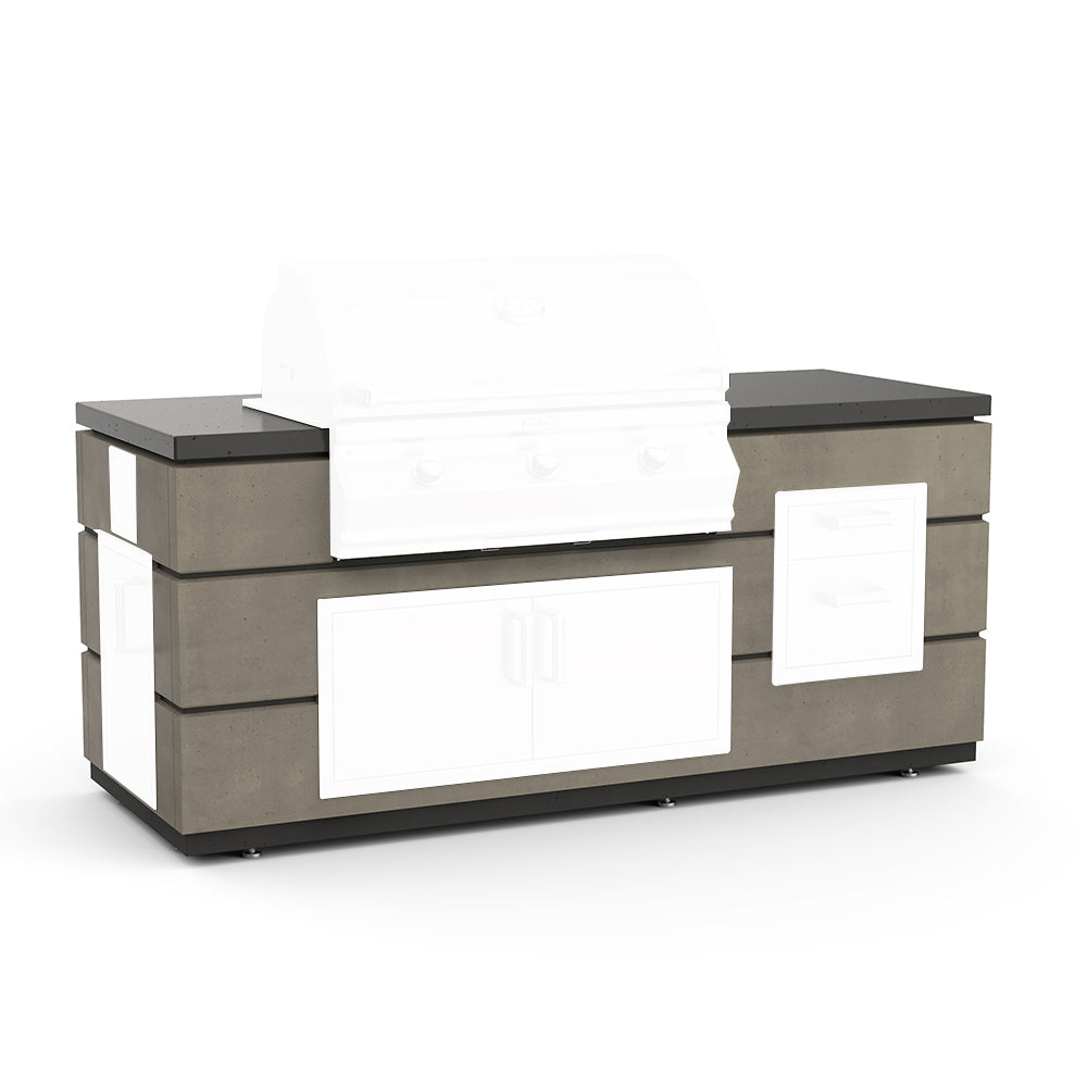 Fire Magic Complete Outdoor Kitchen Island with Grill and Component Cut-Outs