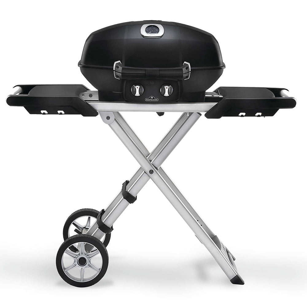 Napoleon TravelQ Portable Grill with Scissor Cart, Propane