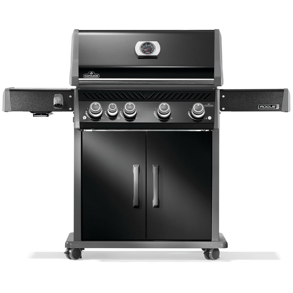 Napoleon Rogue PRO 525 Gas Grill On Cart With Infrared Side Burner