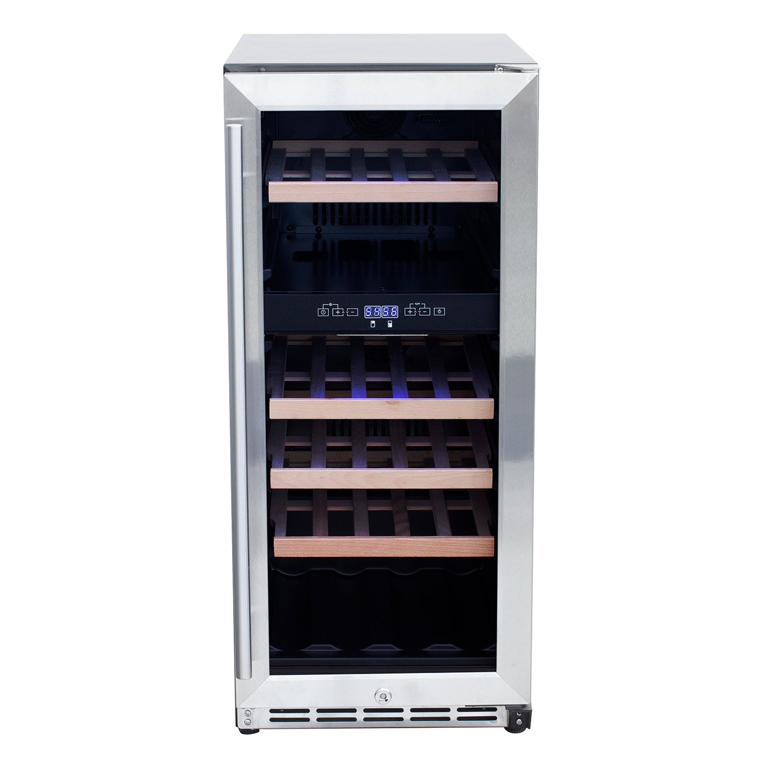 Summerset 15-Inch Outdoor Rated Dual Zone Wine Cooler