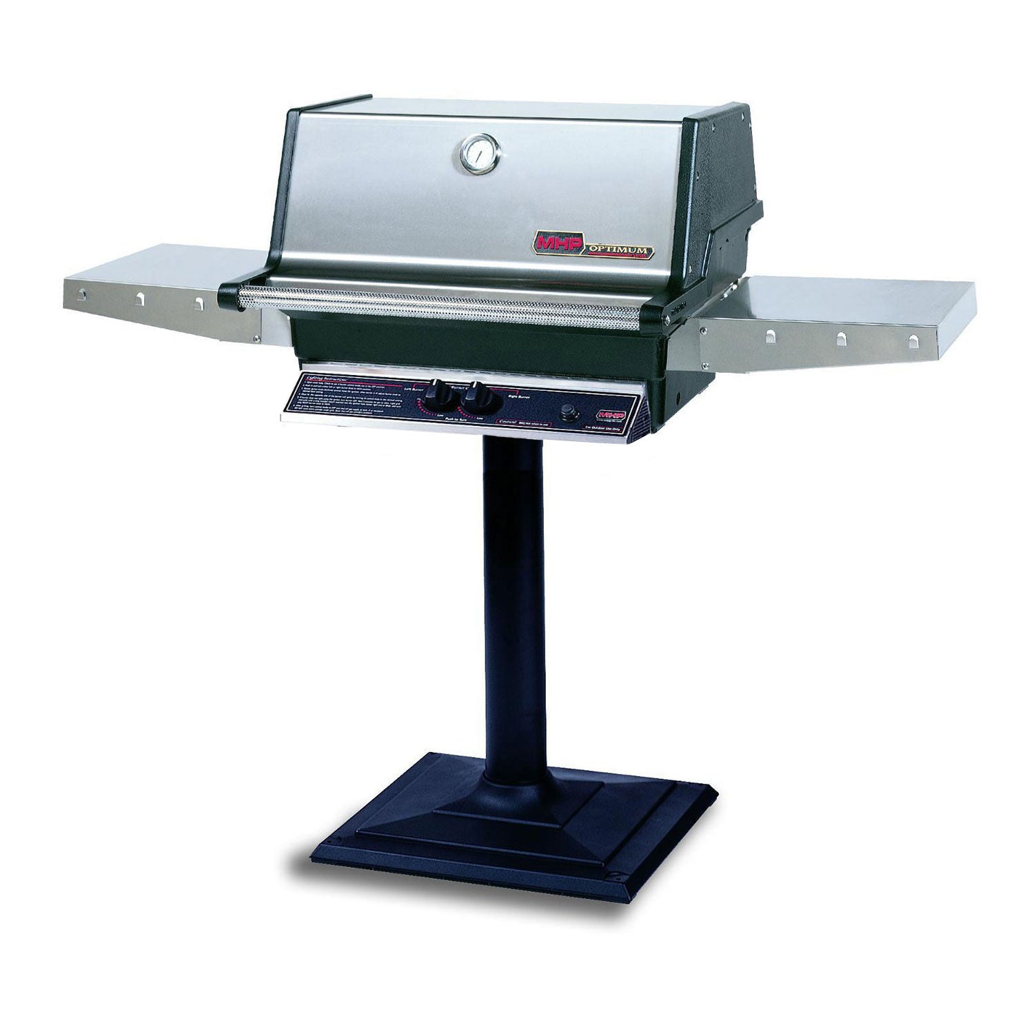 Modern Home Products TJK2 Gas Grill On Patio Base, 27-Inch