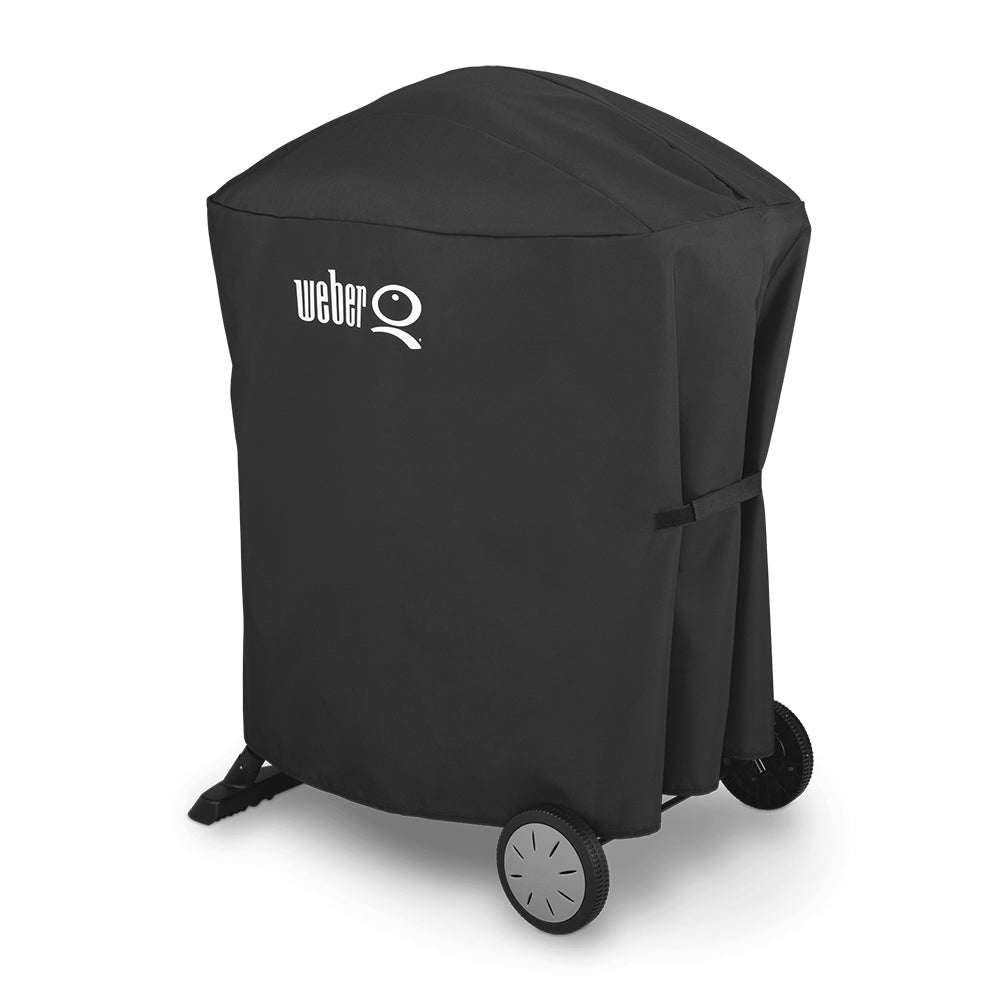 Weber Premium Grill Cover for Q 100/1000/200/2000 Series Grills with Portable Cart