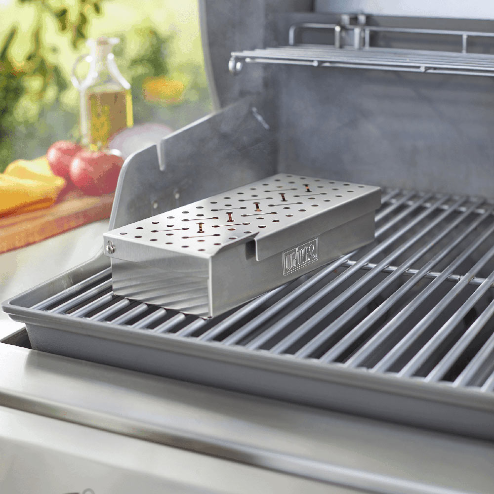 Weber Smoker Box for Q 200/2000 Series and Larger Gas Grills