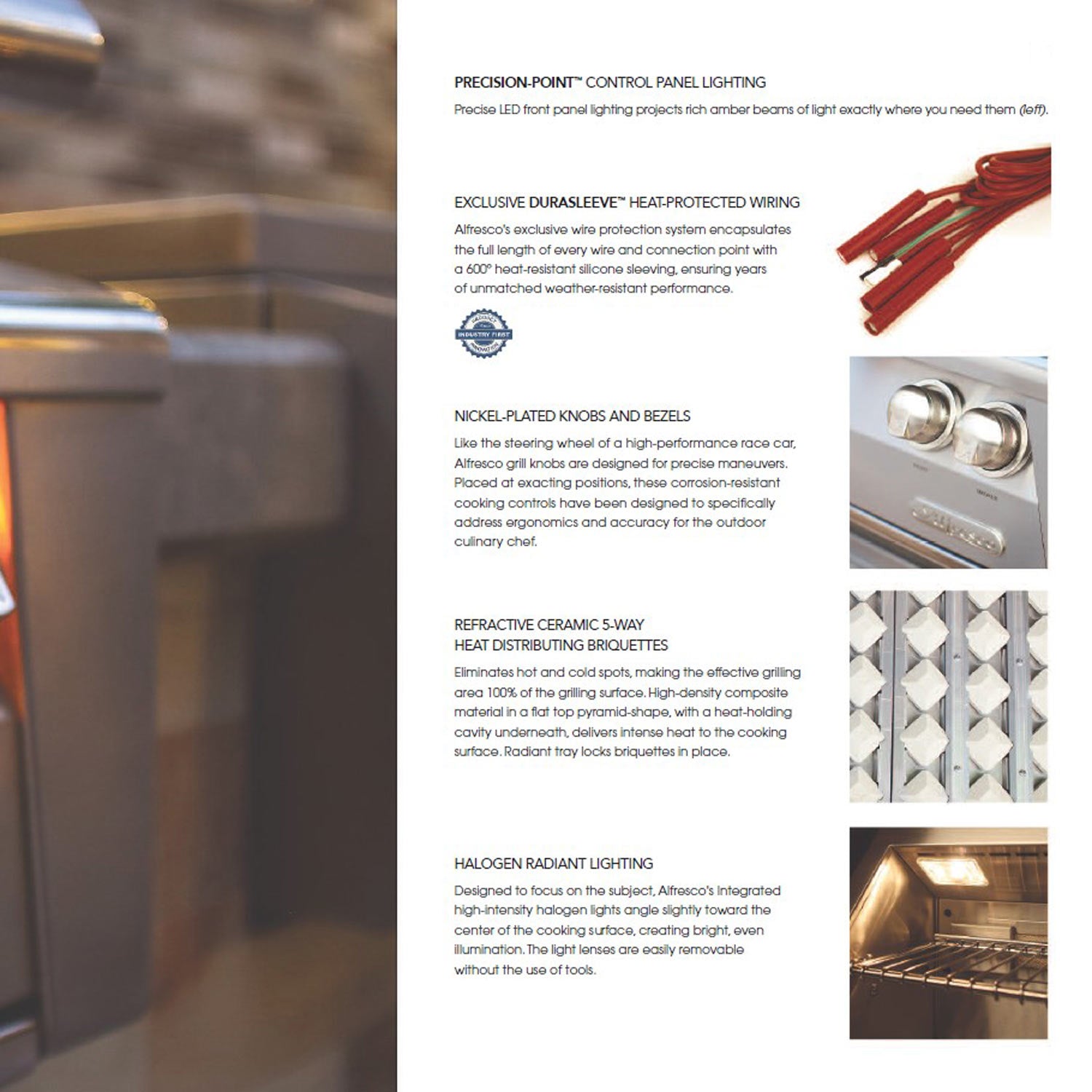 Alfresco ALXE-56R Refrigerated Cart Grill, 56