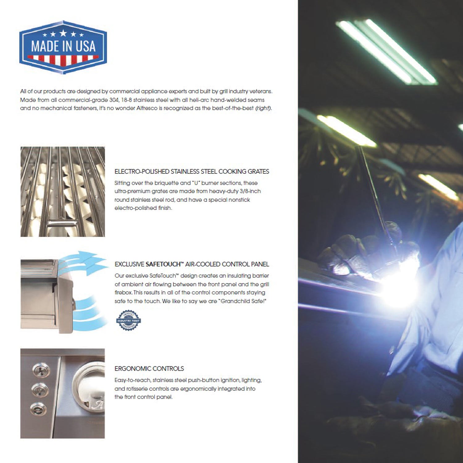 Alfresco ALXE-56R Refrigerated Cart Grill, 56