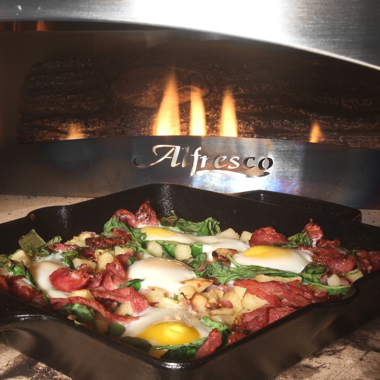 Alfresco AXE-PZA-BI Built-In Pizza Oven, 30