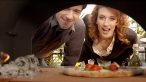 Alfa FXONE-LRAM Nano 23-Inch Wood-Fired Pizza Oven on Cart