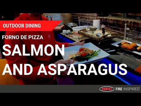 HPC Fire FDP-FORNO-EI Forno Dual Fuel Wood & Gas Countertop Glass Tile Pizza Oven on Cart