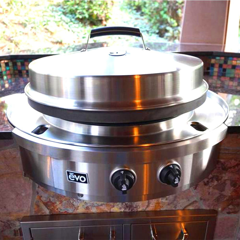 Evo 10-0095 Affinity 25G Series 25-Inch Built-In Flat Top Gas Grill