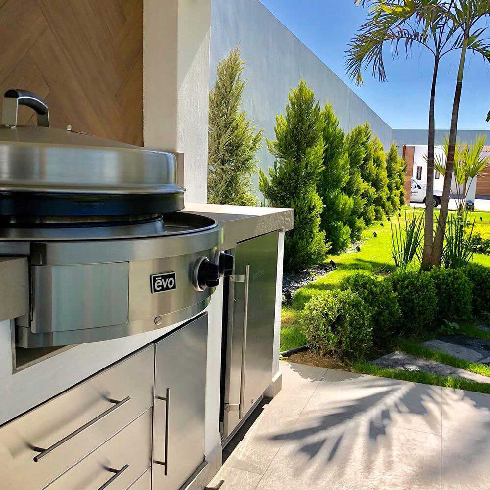 Evo 10-0095 Affinity 25G Series 25-Inch Built-In Flat Top Gas Grill