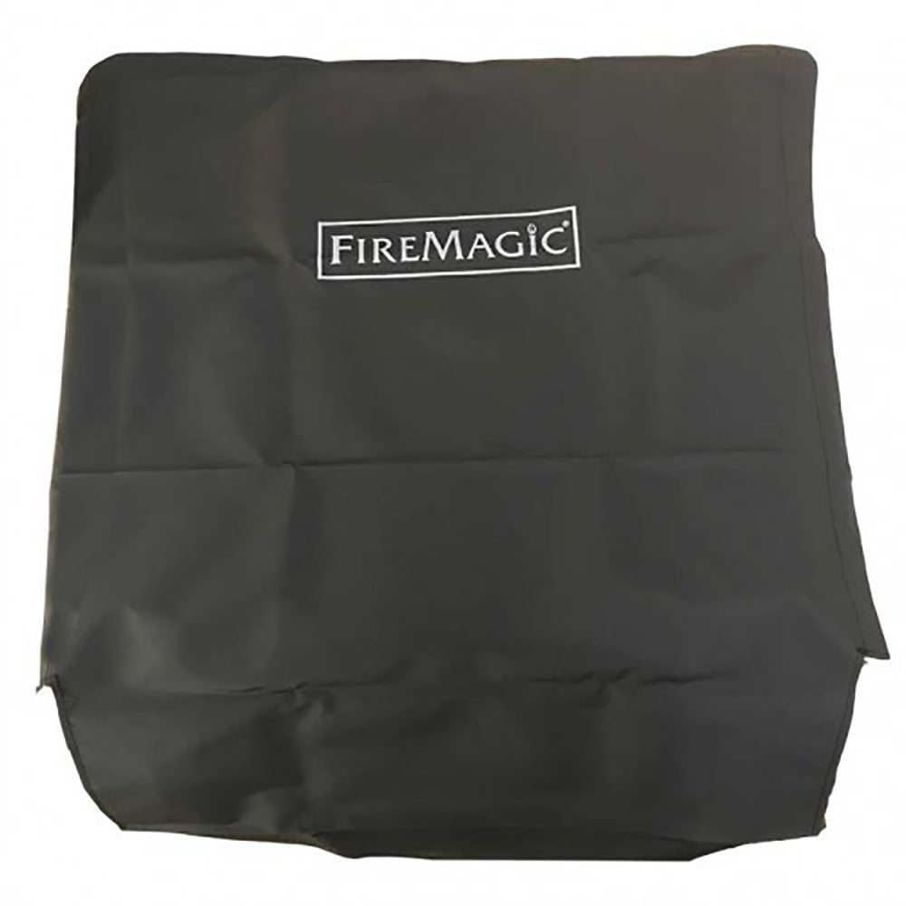 Vinyl griddle cover with FireMagic logo, dark charcoal