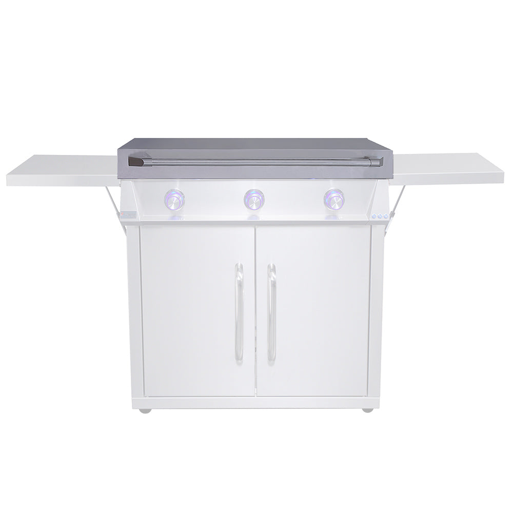 Stainless steel griddle lid with metal handle bar