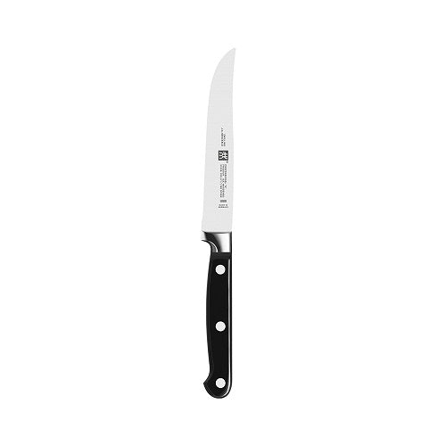 Zwilling J.A. Henckels 4.5-inch steak knife with stainless blade and black handle