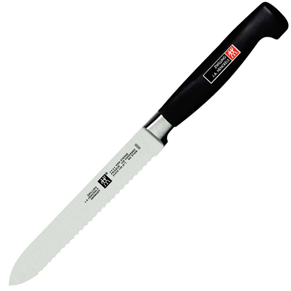 Zwilling J.A. Henckels Four Star 5-Inch Serrated Utility Knife