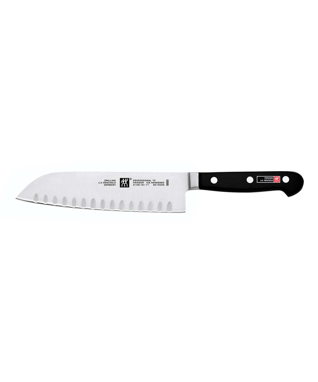Zwilling J.A. Henckels Professional S 7-Inch Hollow Edge Santoku Knife