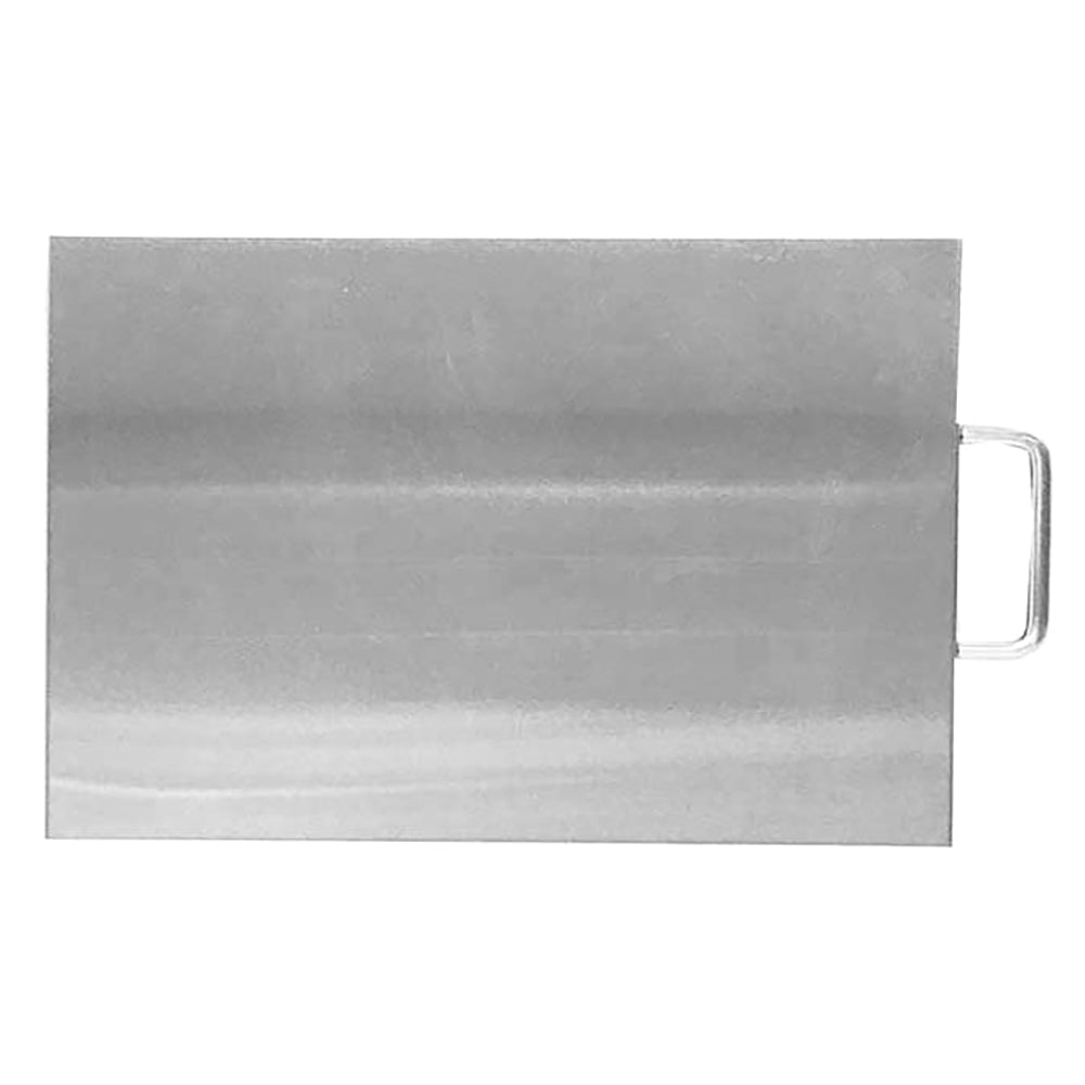 Stainless steel grid cover with integrated handle for double side burners