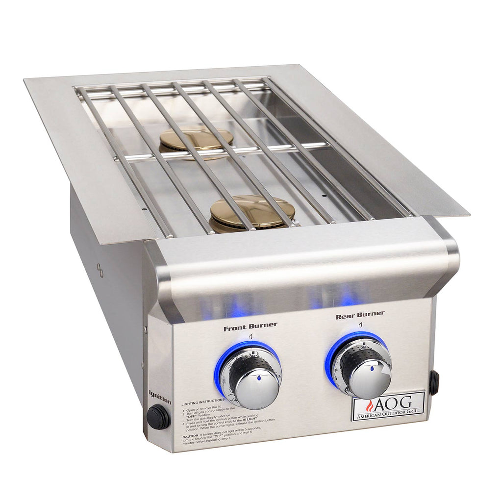 American Outdoor Grill Built-In Double Side Burner