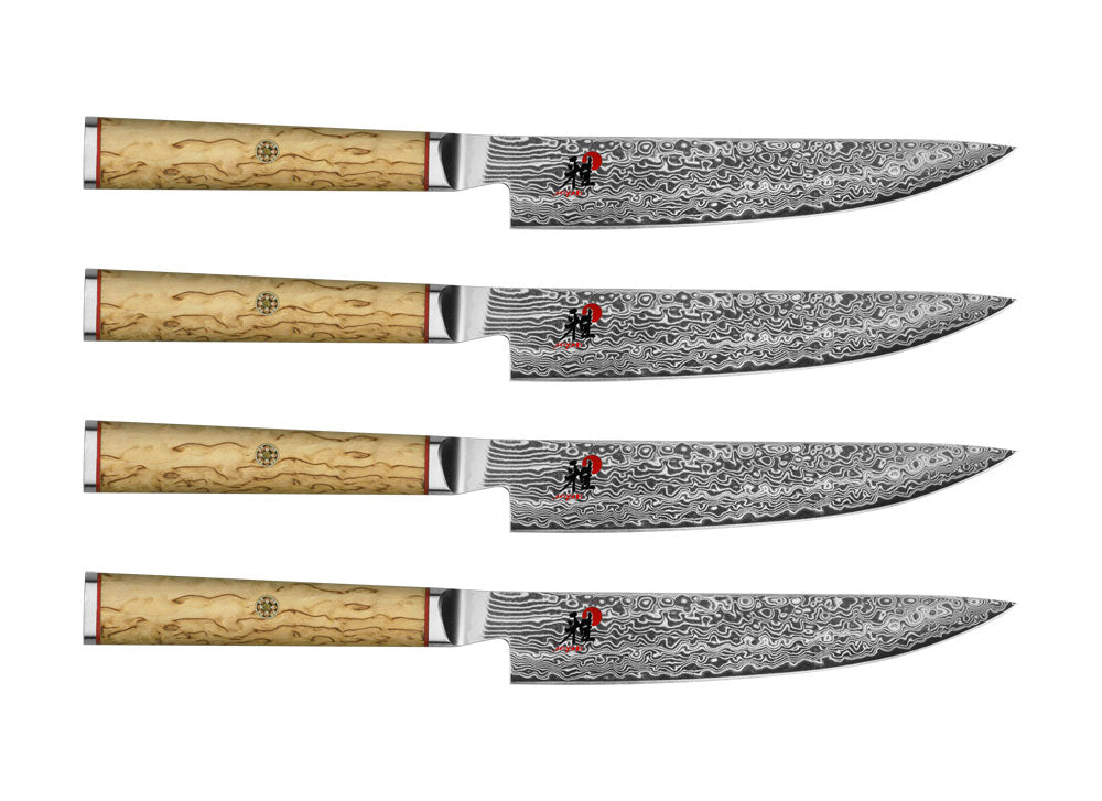 Miyabi Birchwood SG2 4-Piece Steak Knife Set