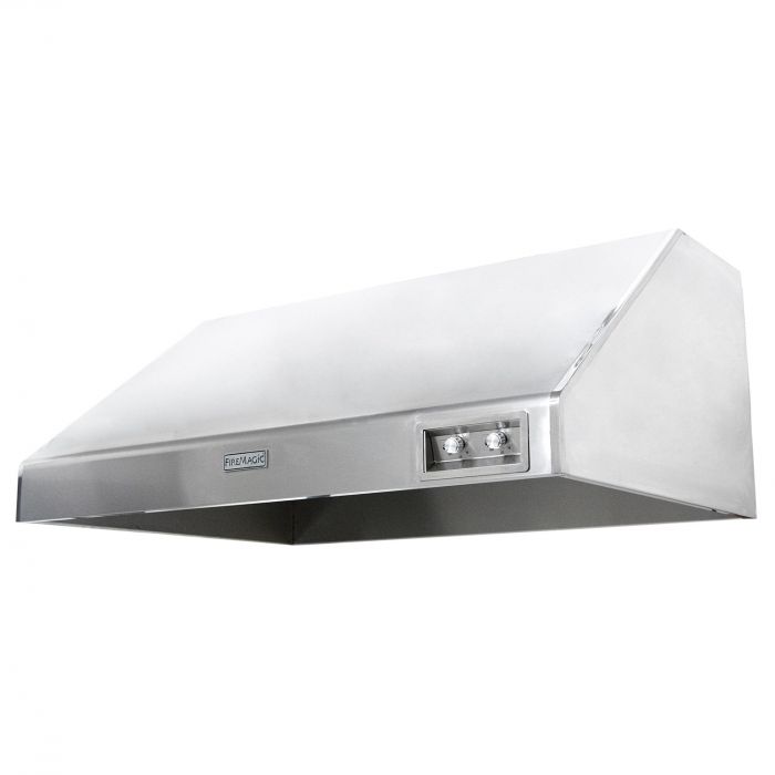 Stainless vent hood with fan and control panel, 36-inch