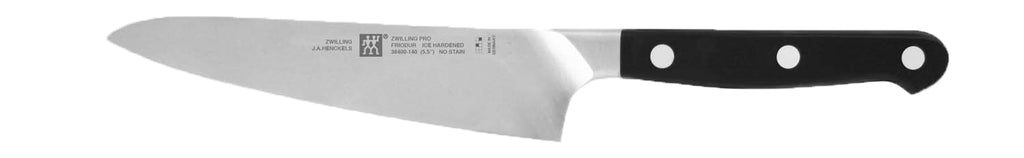 Zwilling Pro 5.25-in prep knife, black handle, stainless blade