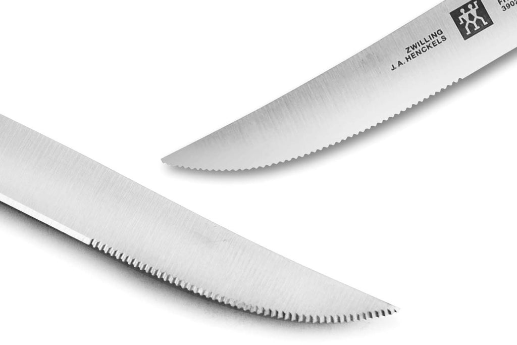 Zwilling J.A. Henckels serrated steak knife blade with scalloped edge