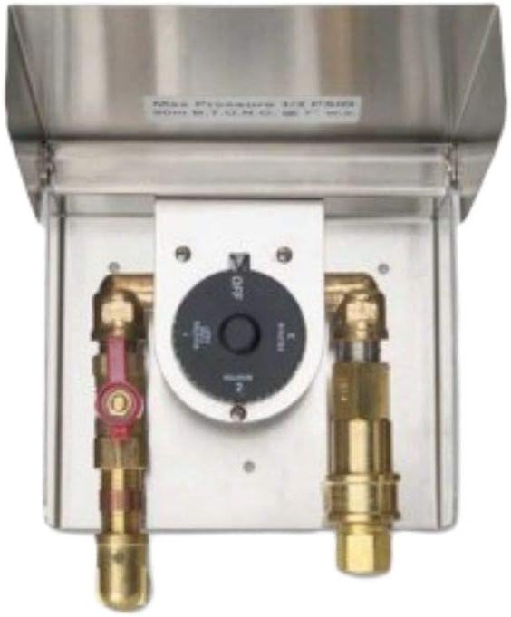 Fire Magic Gas Connection Box with Quick Disconnect and 3 Hour Timer