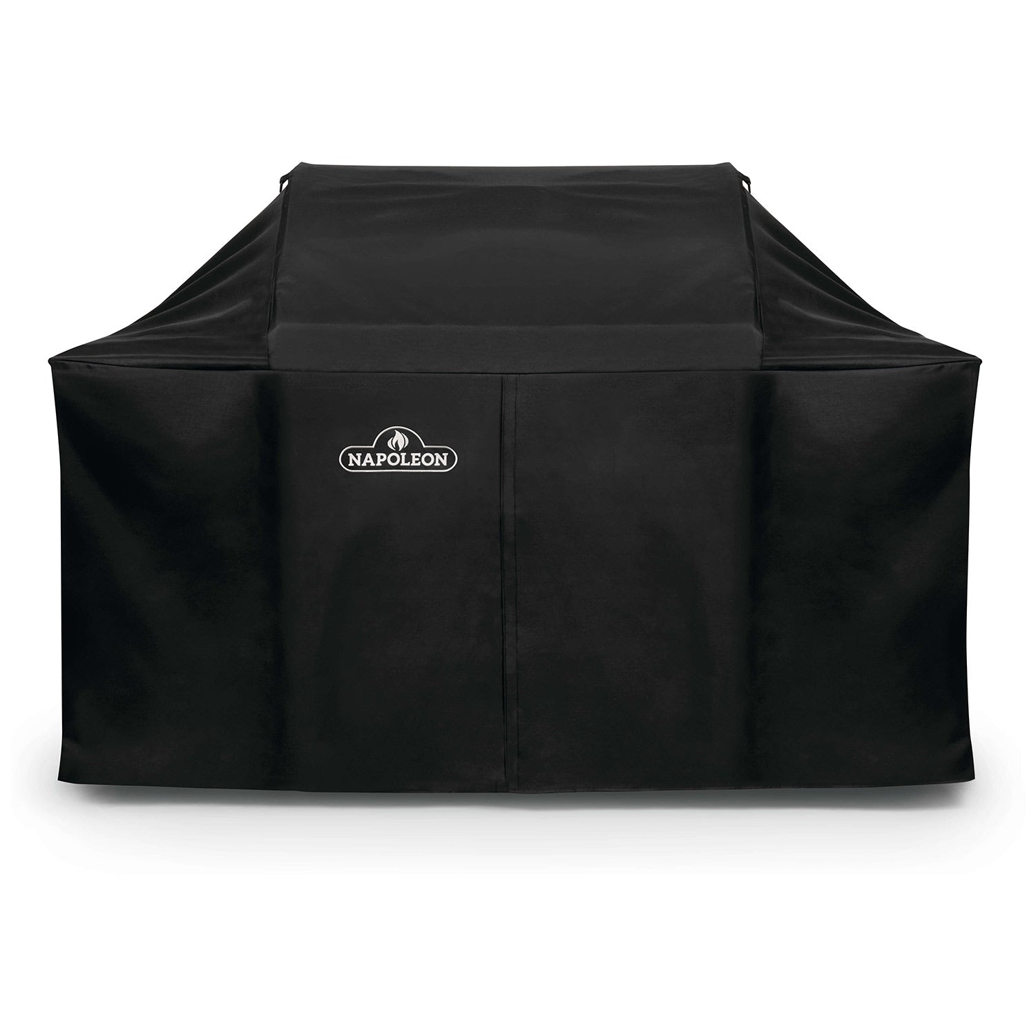 Black grill cover with Napoleon logo, reinforced panel and top flap.
