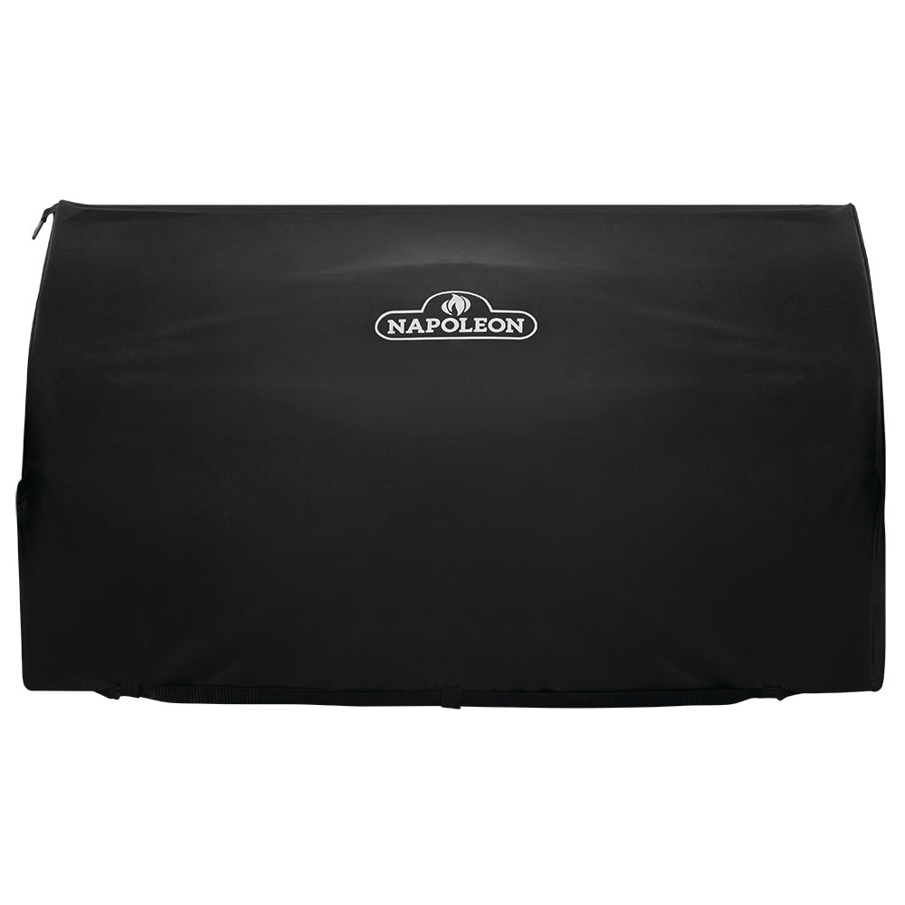 Grill cover with Napoleon logo, black, fitted built-in 44 in