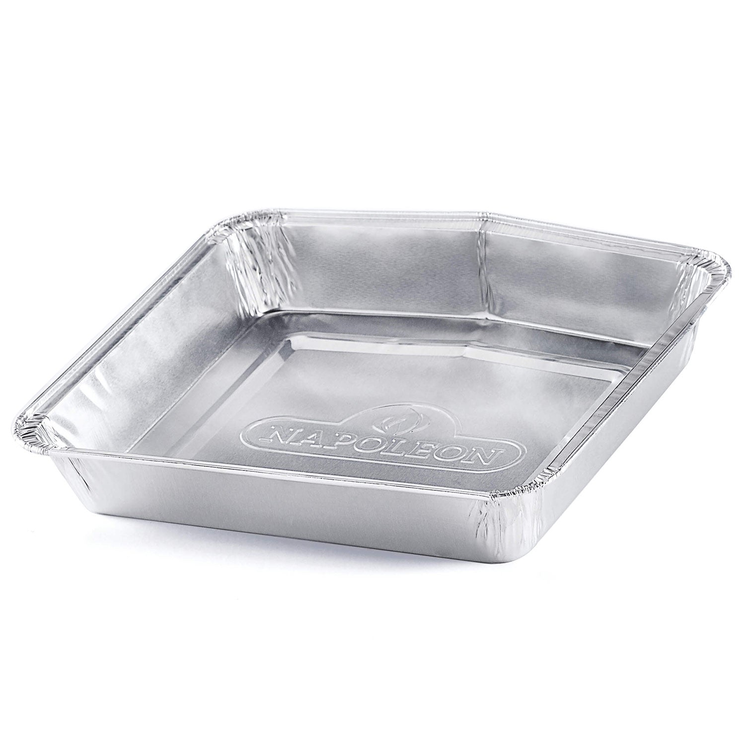 Napoleon disposable aluminum grease tray for grills, rectangular with embossed logo
