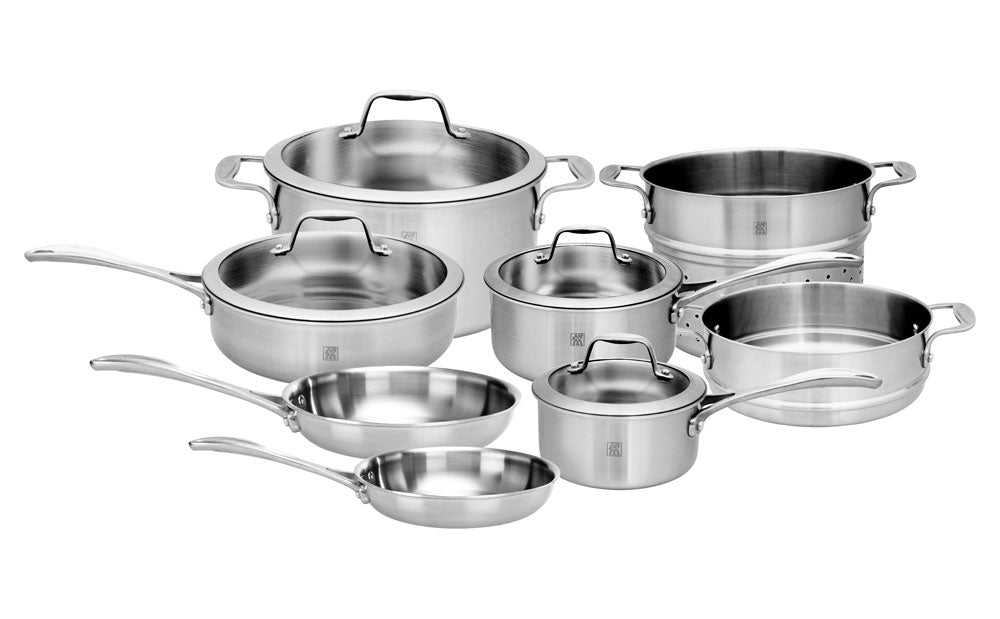Zwilling J.A. Henckels Spirit 12-Piece Stainless Steel Cookware Set