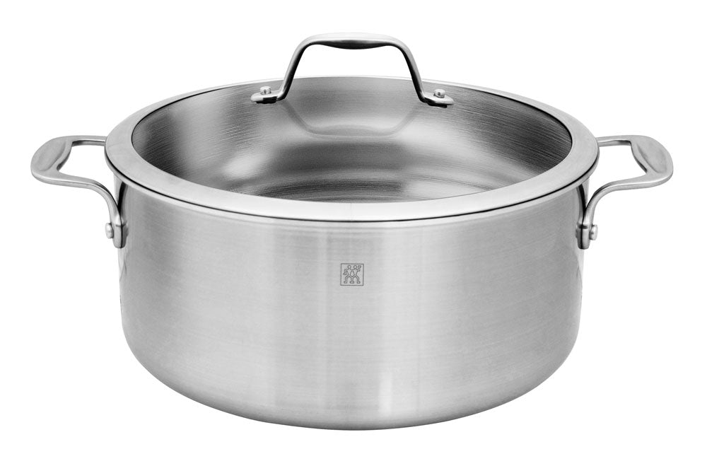 Zwilling J.A. Henckels Spirit stainless steel Dutch oven with lid and handles