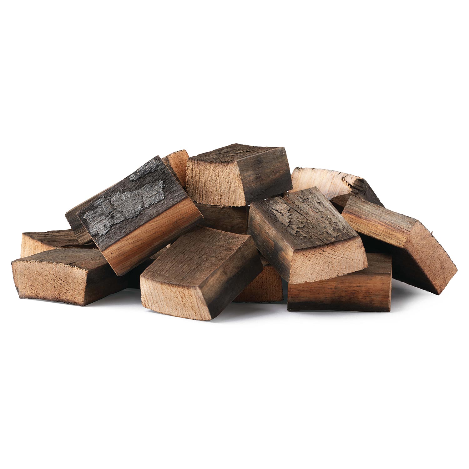 Napoleon brandy barrel wood chunks, mixed dark and light pieces