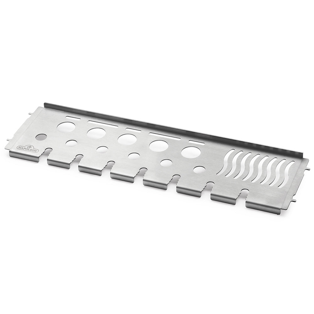 Napoleon multifunctional warming rack for grill, stainless steel with vented slots