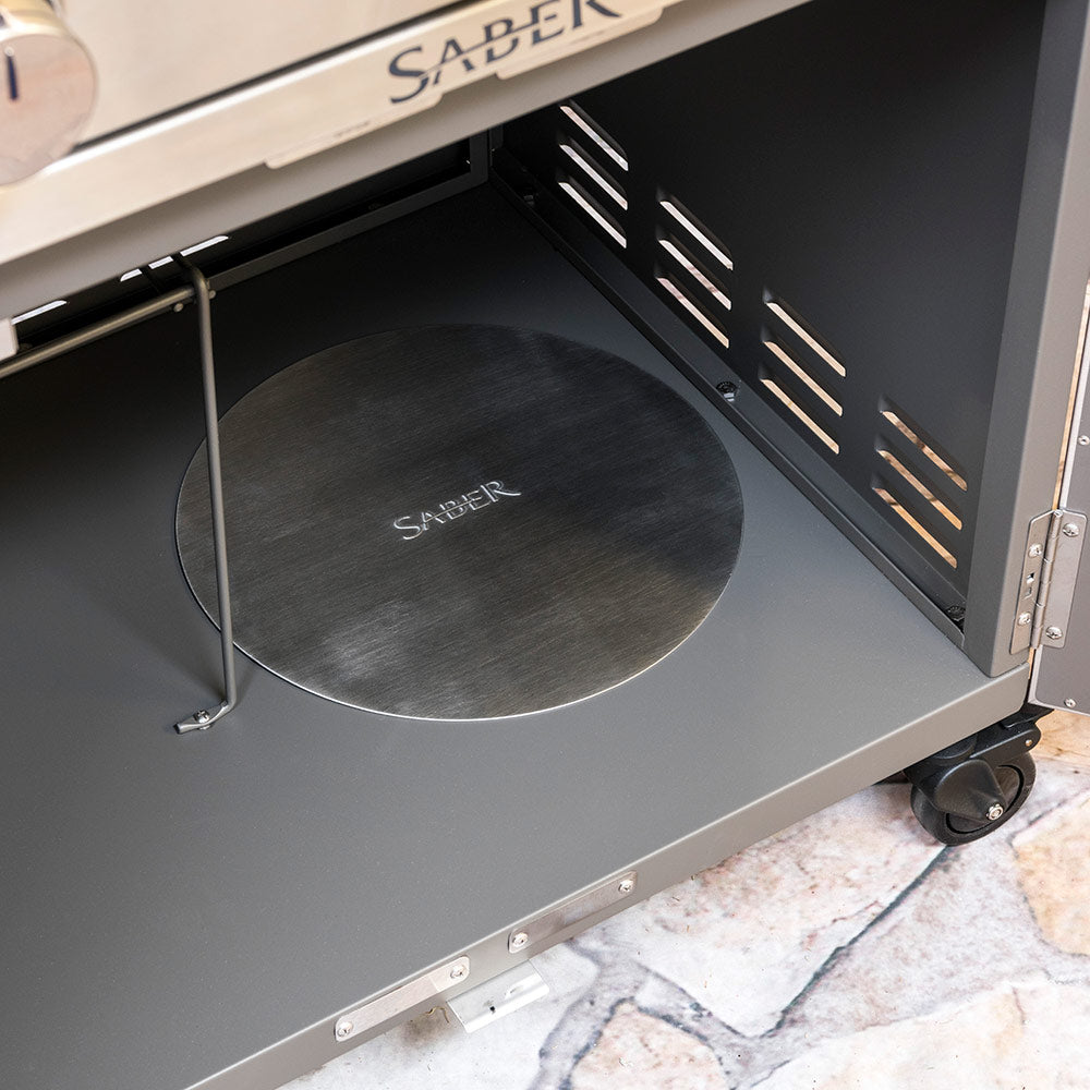 Saber Stainless Steel Propane Tank Hole Cover