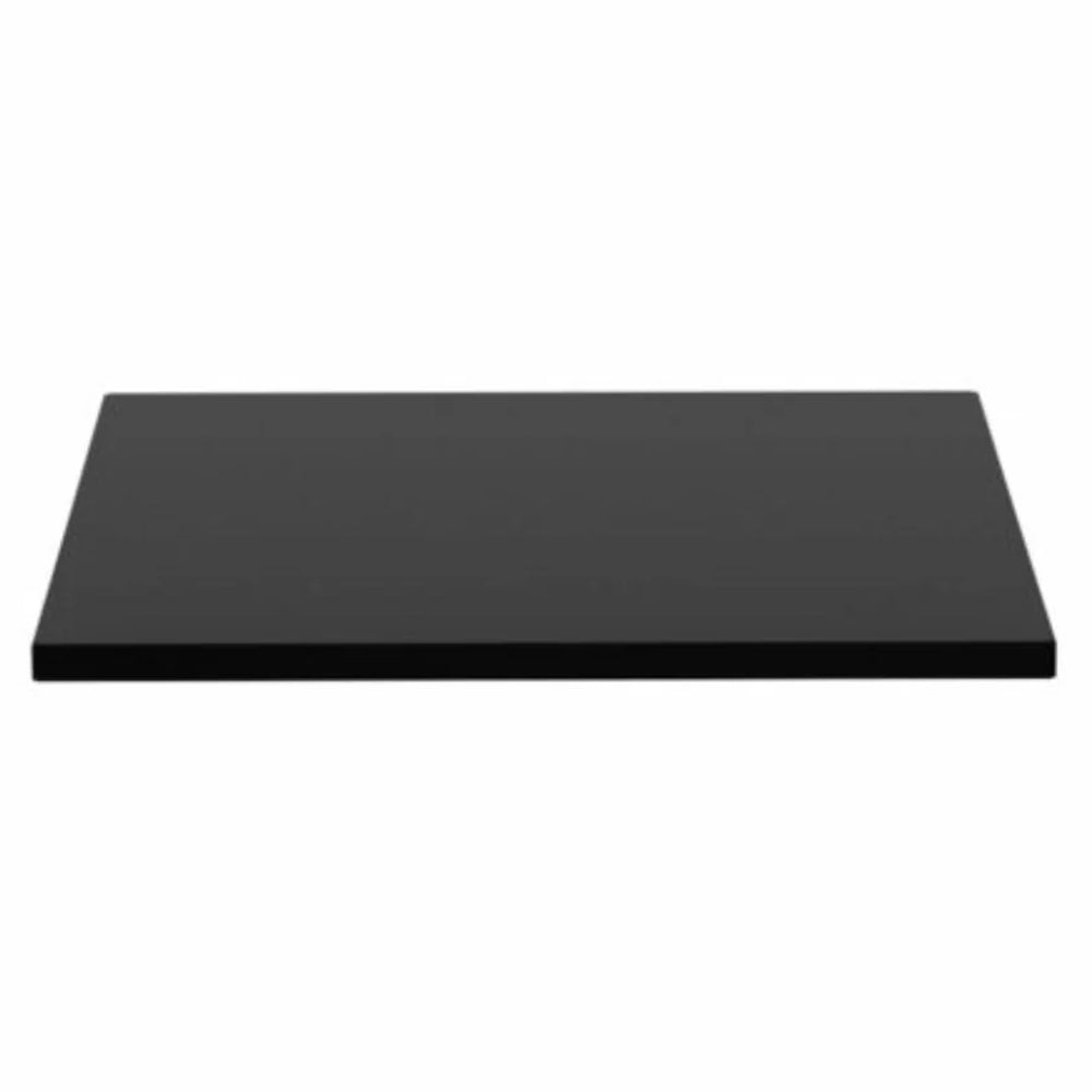 Alfa 31.5-inch cooking station shelf, dark gray rectangular board