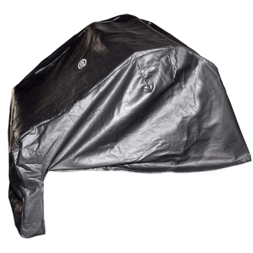 Vinyl grill cover, black, domed shape with DCS badge