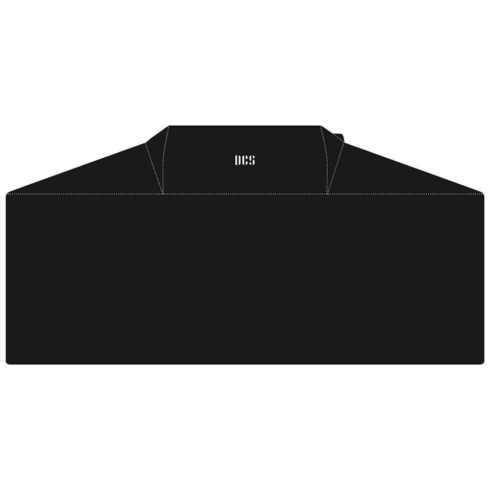 DCS vinyl grill cover for 36-inch cart, dark charcoal, fitted cover with side seams