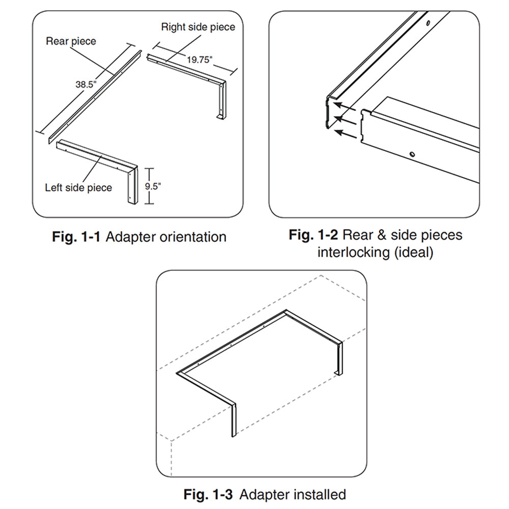 American Outdoor Grill Retrofit Adaptor for 36-Inch Built-In Grill