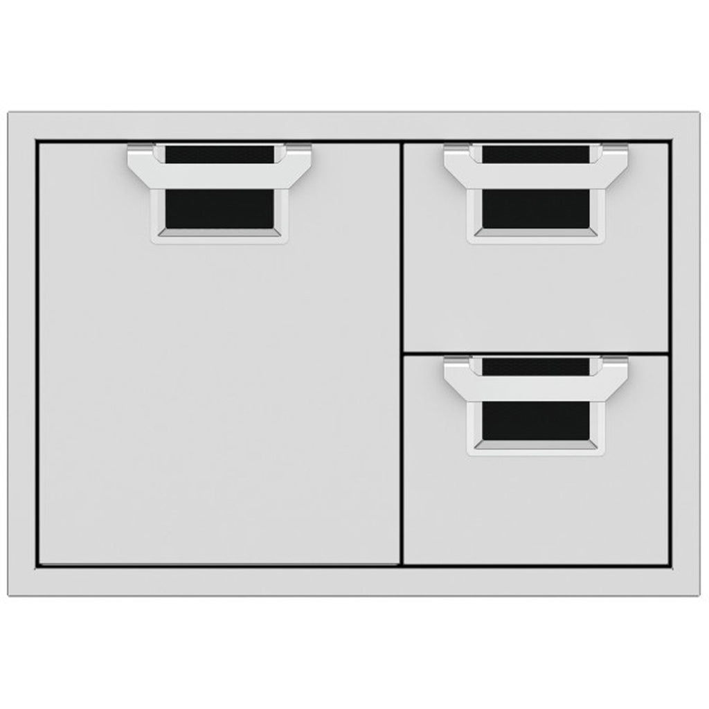 Double drawer storage cabinet with three pull-out mesh trays and dark gray inserts