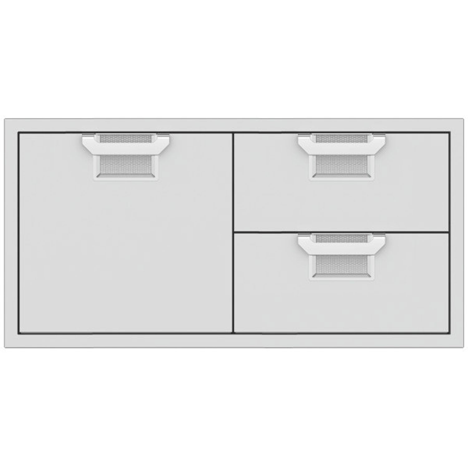 Aspire by Hestan AESDR42 Double Drawer and Storage Door Combo, 42-Inches