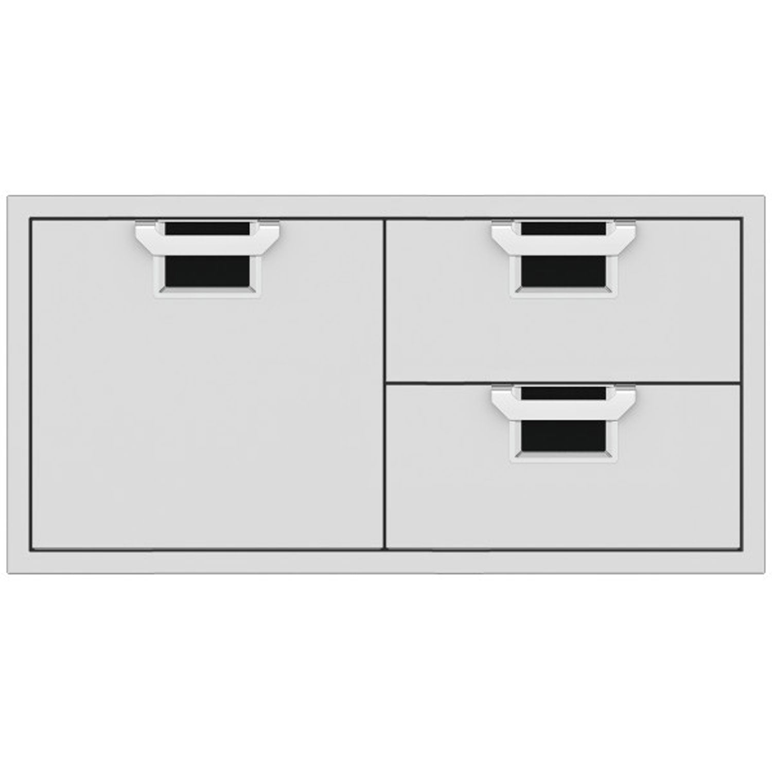 Aspire by Hestan AESDR42 Double Drawer and Storage Door Combo, 42-Inches