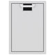 Trash storage drawer with top access panel and empty inner bin