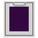 18-inch access door with purple mesh panel and silver frame